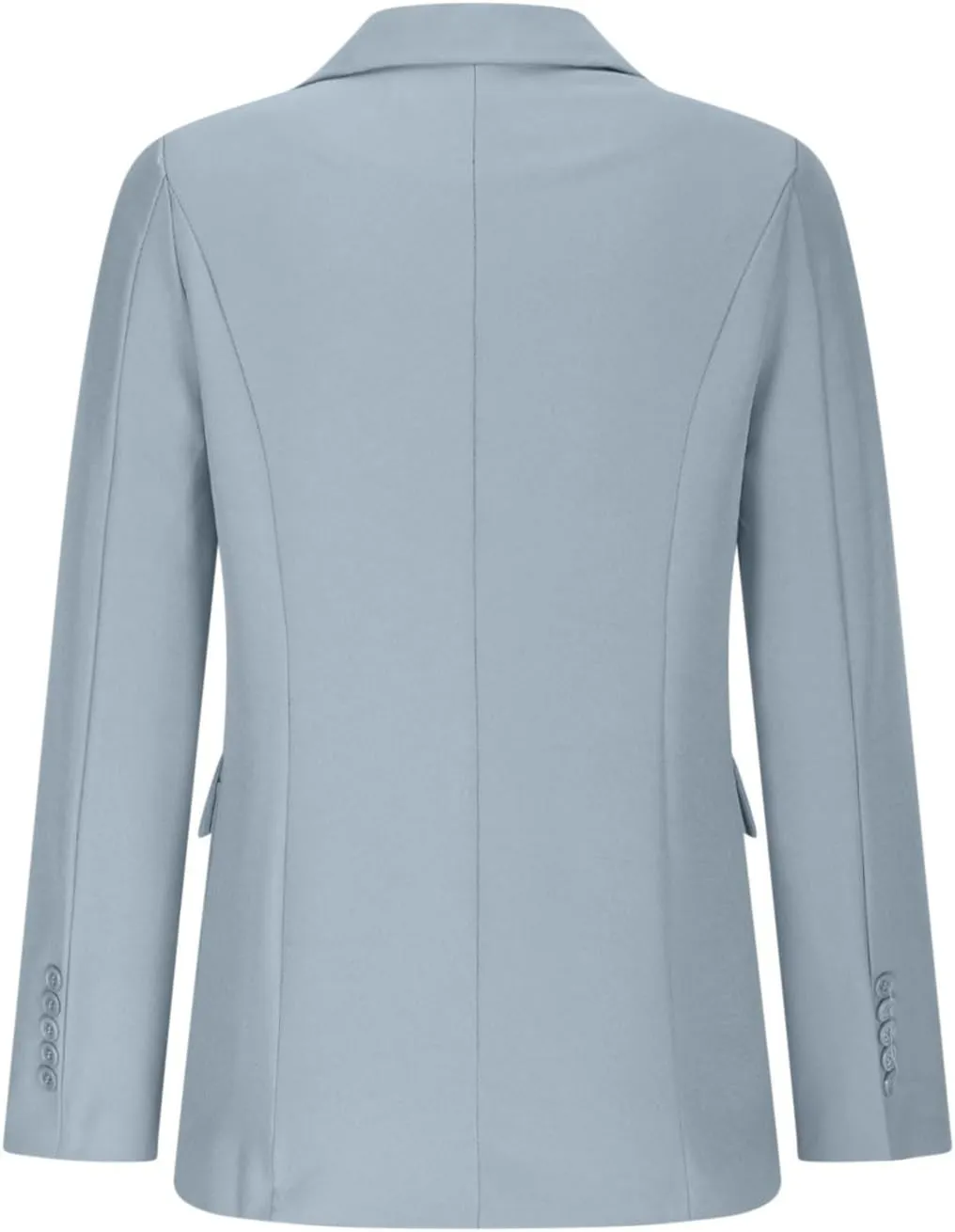 Women Business Casual Blazer with Lined,Professional Work Suit Jacket with PocketsLong Sleeve Button Open Front