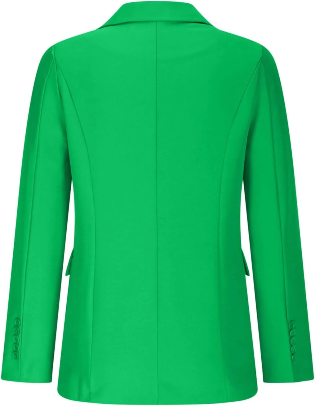 Women Business Casual Blazer with Lined,Professional Work Suit Jacket with PocketsLong Sleeve Button Open Front