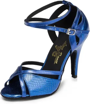 Women Open Toe Latin Ballroom Dance Shoes Tango Party Bridal Wedding Performence Dancing Shoes