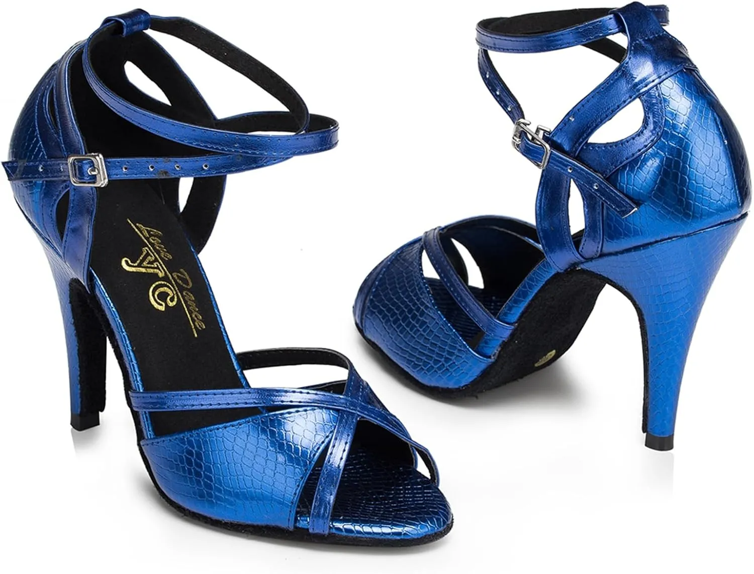 Women Open Toe Latin Ballroom Dance Shoes Tango Party Bridal Wedding Performence Dancing Shoes