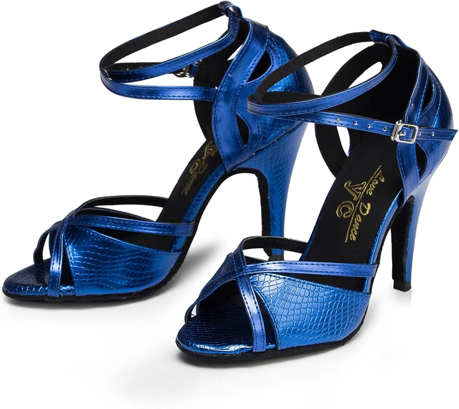 Women Open Toe Latin Ballroom Dance Shoes Tango Party Bridal Wedding Performence Dancing Shoes