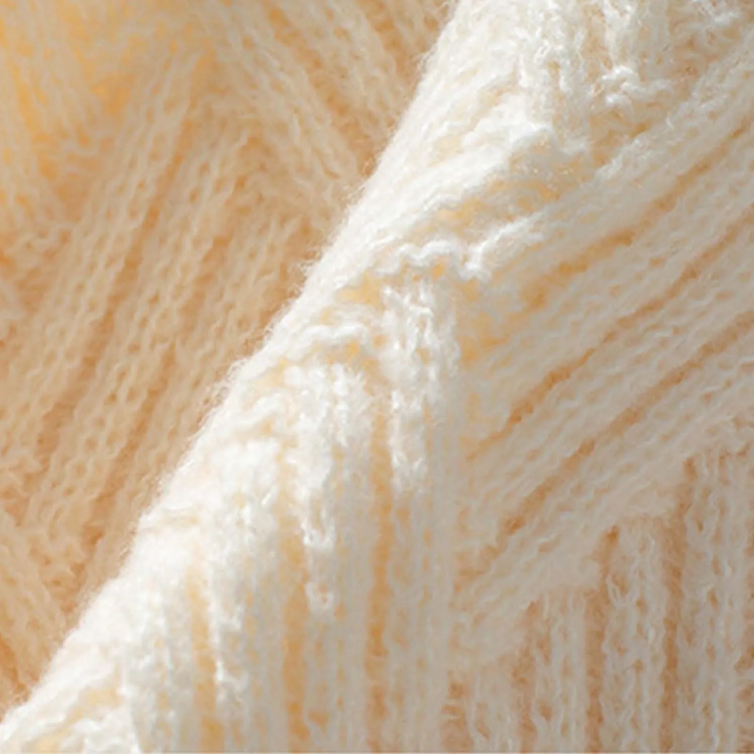 Women Sweater Chunky Knit Round Neck Solid Color Long Sleeve Casual Soft Loose Fit Jumper Tops