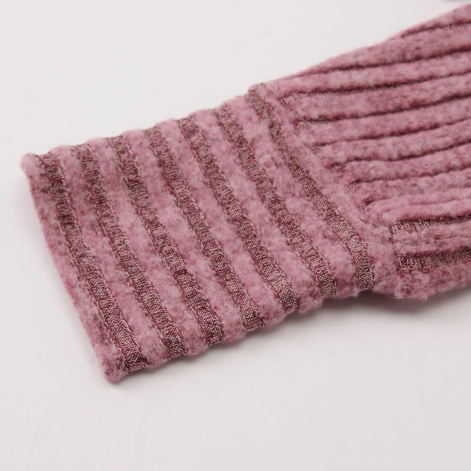 Women Sweaters Chunky Knit Crewneck Solid Color Long Sleeve Soft Casual Lightweight Sweaters Tops
