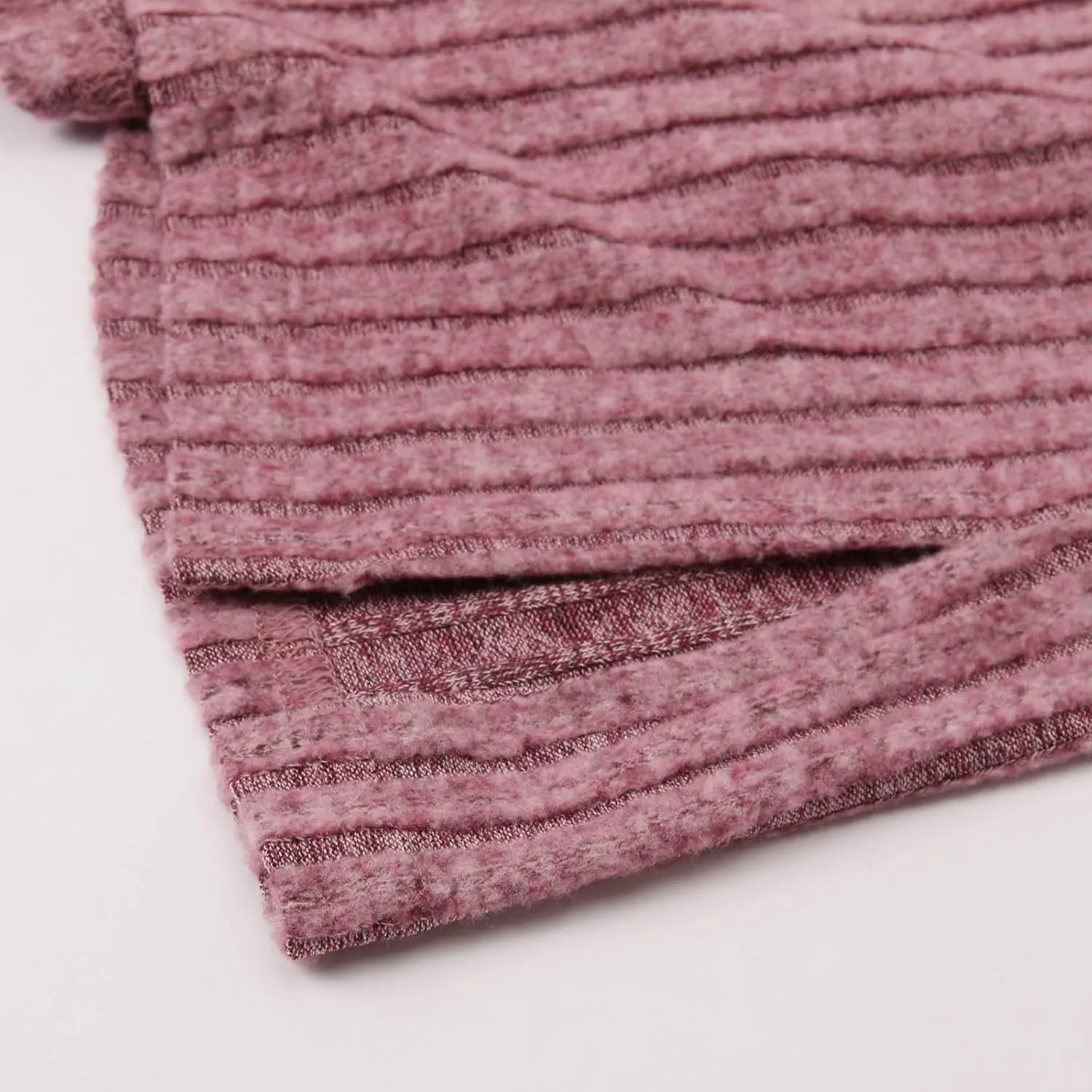 Women Sweaters Chunky Knit Crewneck Solid Color Long Sleeve Soft Casual Lightweight Sweaters Tops