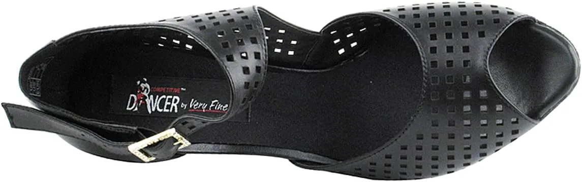 Women's Ballroom Dance Shoes Tango Wedding Salsa Shoes CD3003EB Comfortable-Very Fine 3" [Bundle of 5]