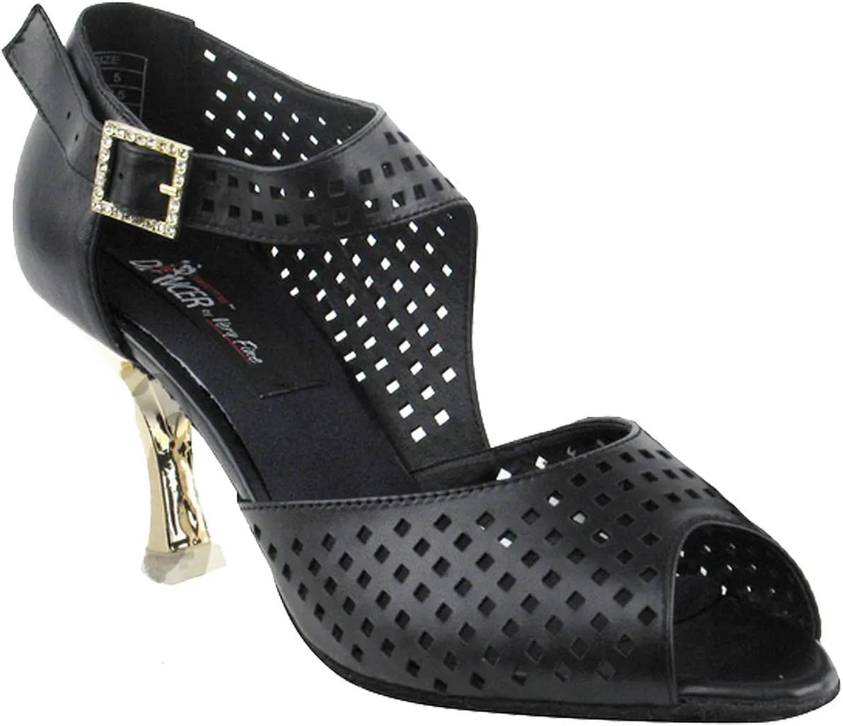 Women's Ballroom Dance Shoes Tango Wedding Salsa Shoes CD3003EB Comfortable-Very Fine 3" [Bundle of 5]