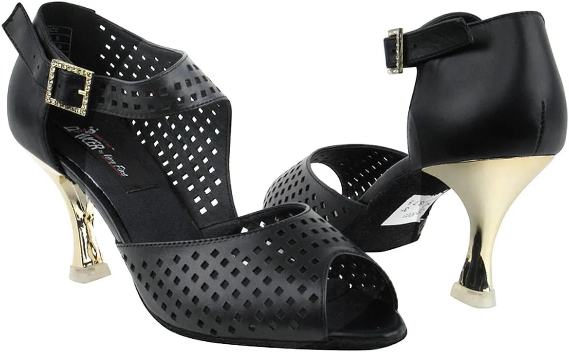 Women's Ballroom Dance Shoes Tango Wedding Salsa Shoes CD3003EB Comfortable-Very Fine 3" [Bundle of 5]
