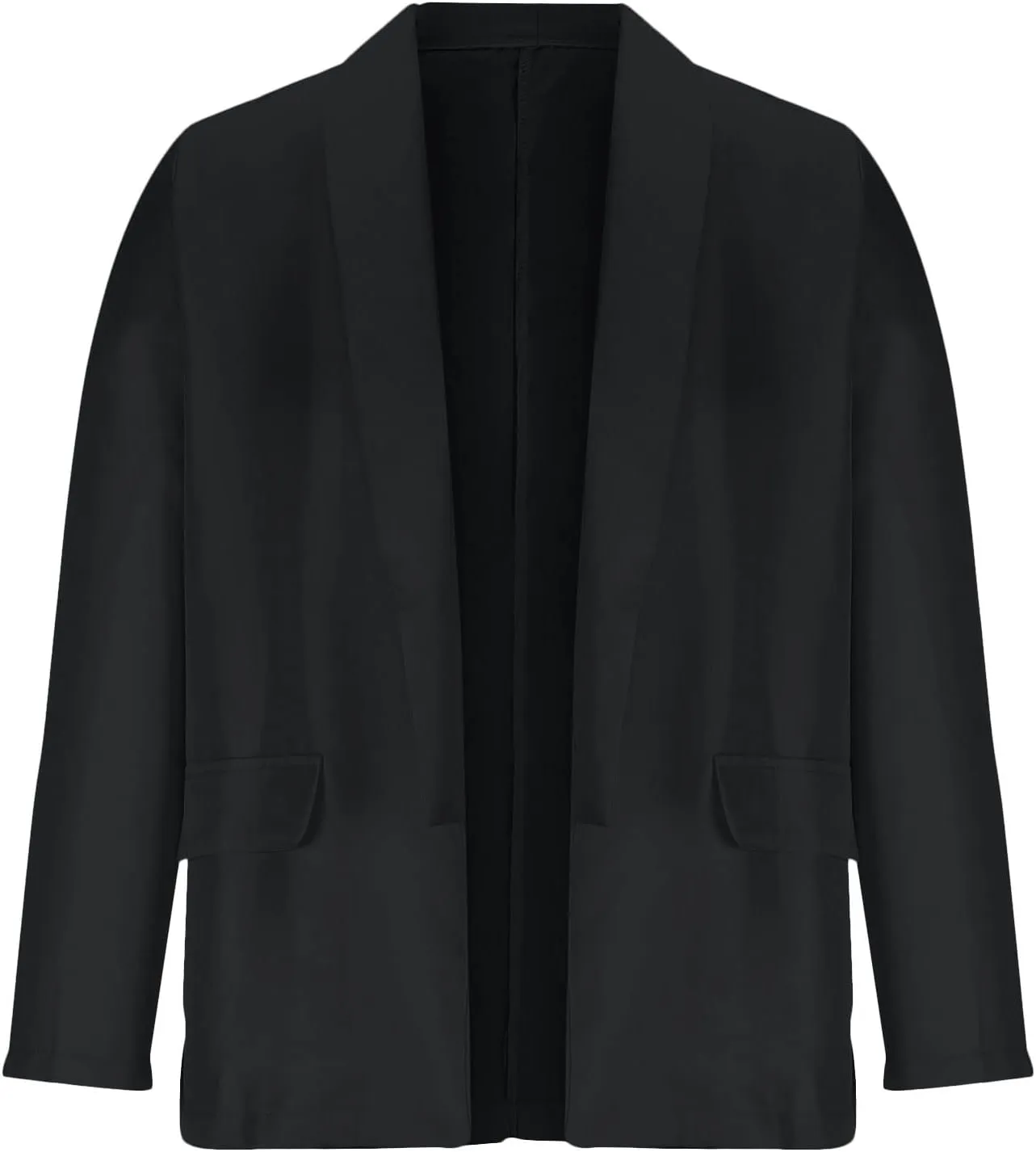 Women's Blazers & Suit Jackets Solid Turn Down Collar Blazer Jacket Office Work Suit Fall Coats Open Front Cardigan