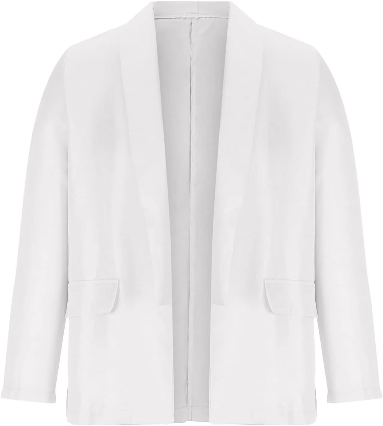 Women's Blazers & Suit Jackets Solid Turn Down Collar Blazer Jacket Office Work Suit Fall Coats Open Front Cardigan