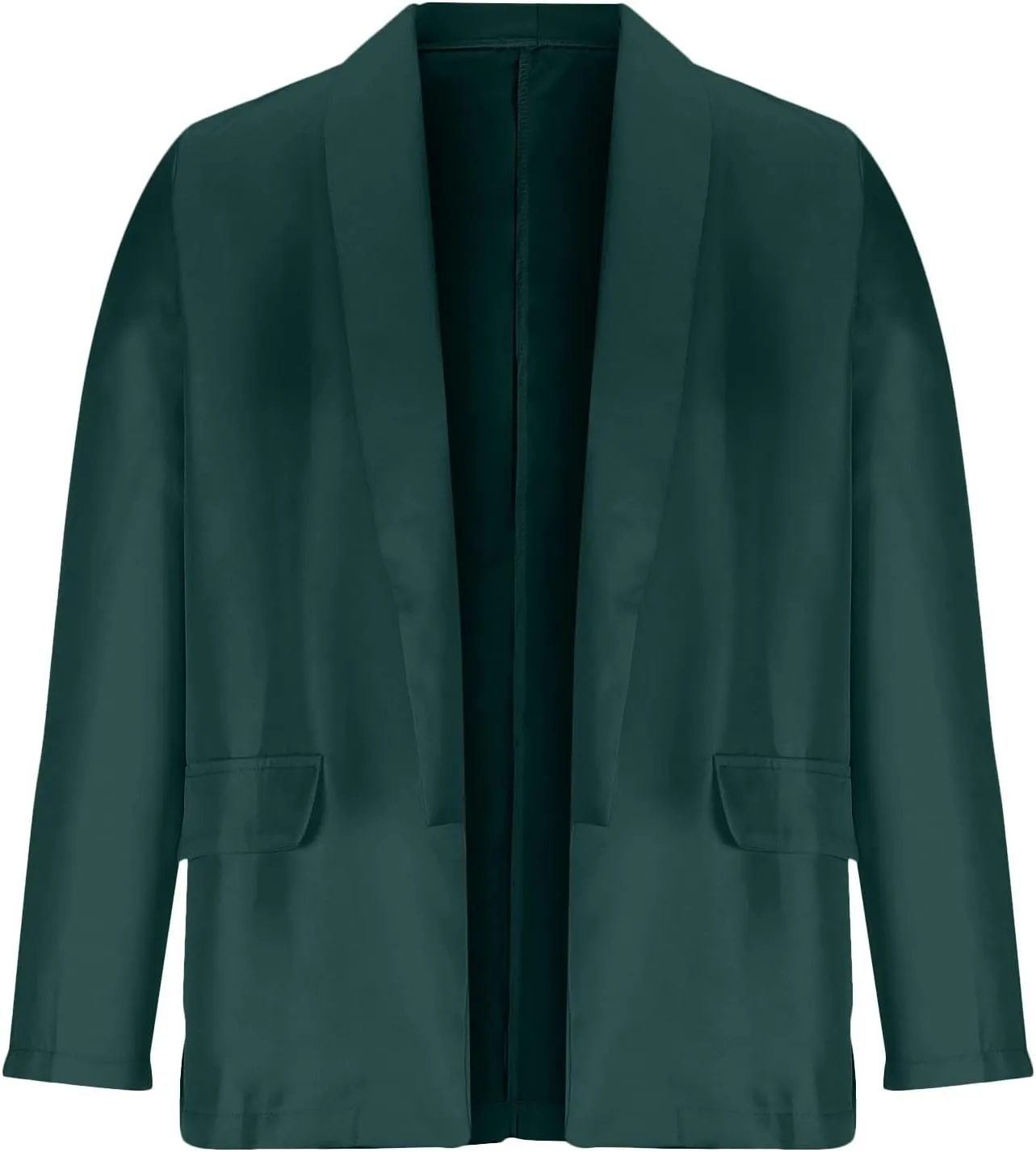 Women's Blazers & Suit Jackets Solid Turn Down Collar Blazer Jacket Office Work Suit Fall Coats Open Front Cardigan