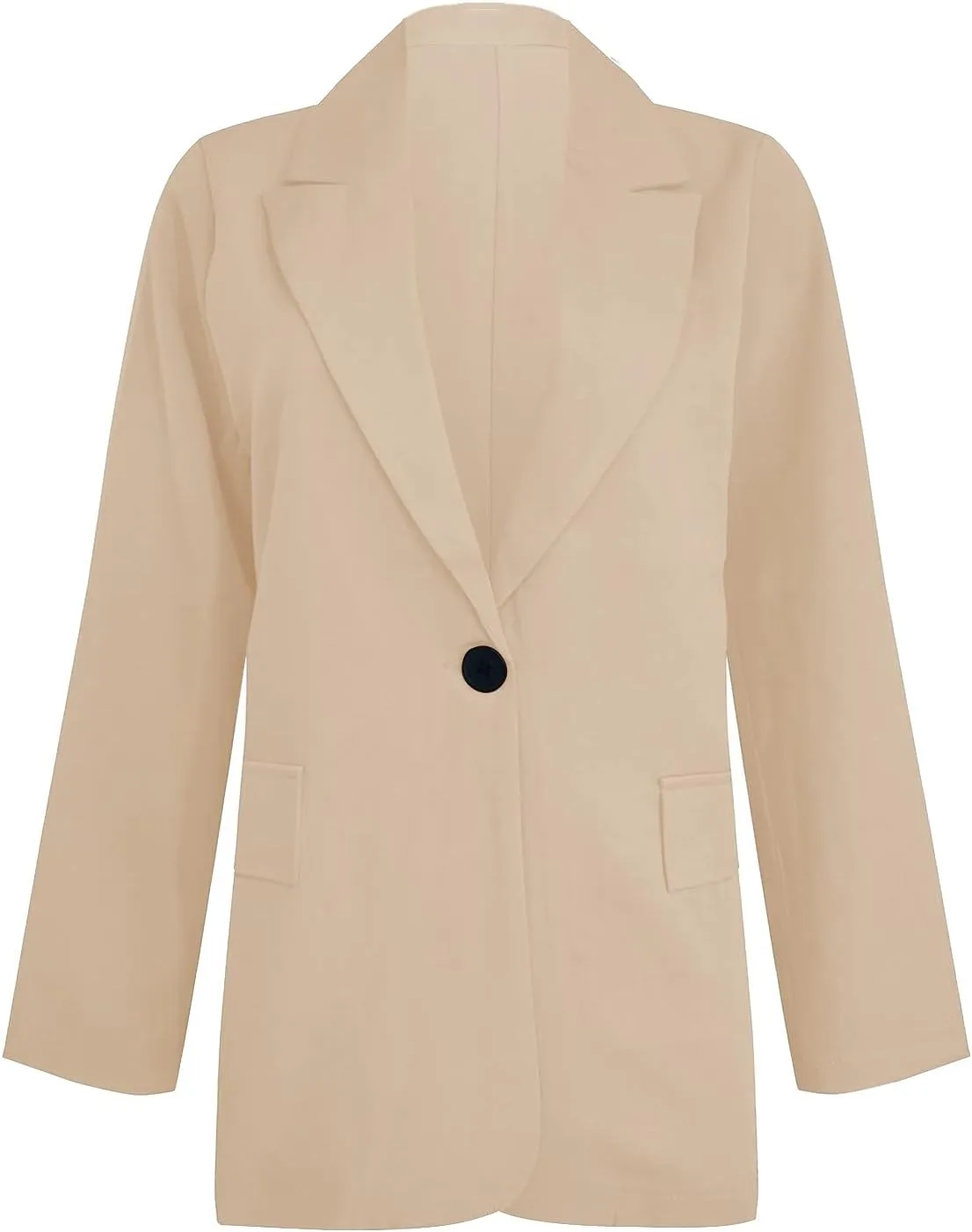 Womens Business Casual Work Jackets Open Front Professional Office Fall Blazer Jackets Plus Size Suit Cardigan Jacket