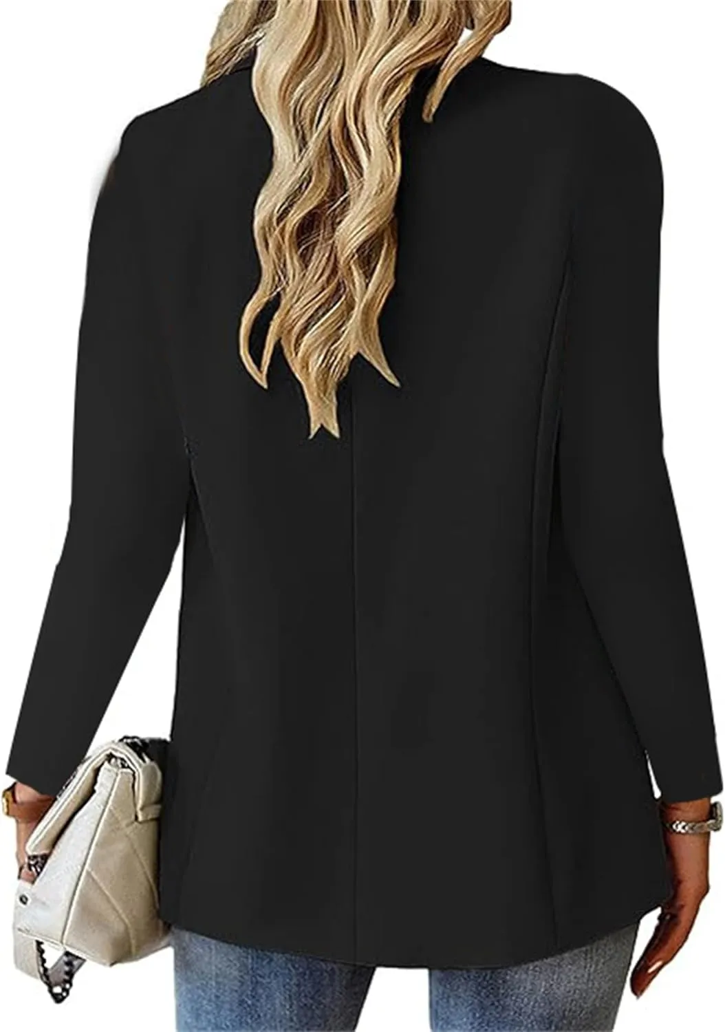 Women's Casual Blazers Jacket Long Sleeve Open Front Work Office Blazer Fashion Suit Jackets Spring Summer Cardigan