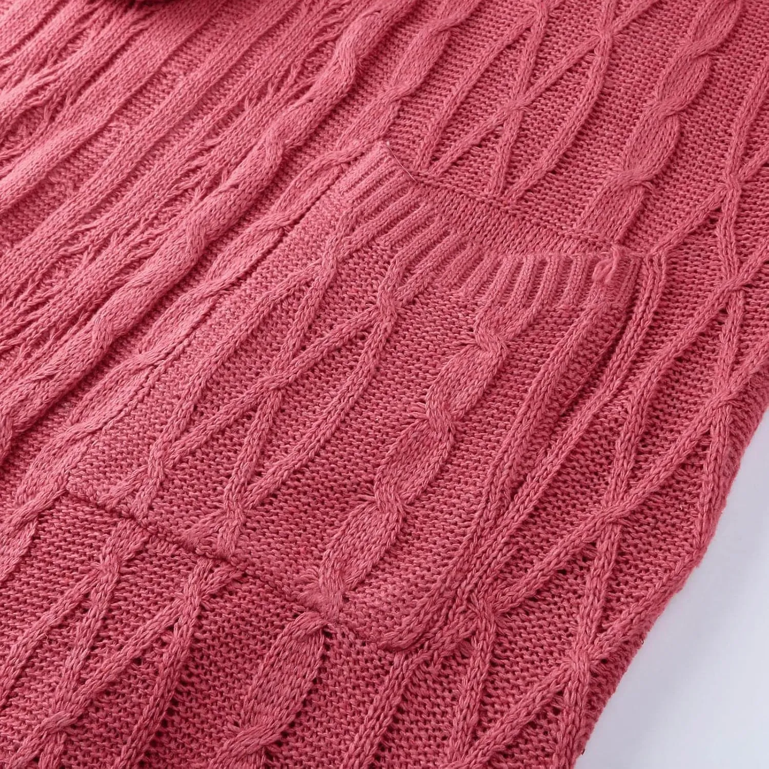Womens Fashion Solid Knitted Sweaters Long Sleeve Long Cardigans Casual Comfy Warm Jacket Daily Going Out Fall Clothes