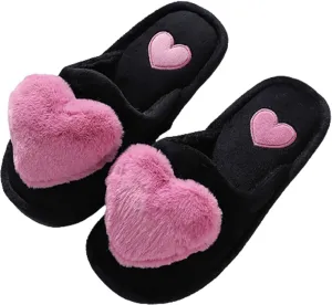 Womens Fuzzy Fluffy Cozy Warm Super Soft Slippers - Winter Indoor Plush Slippers for Men & Women - Anime Christmas Snow Globes Gifts 2023