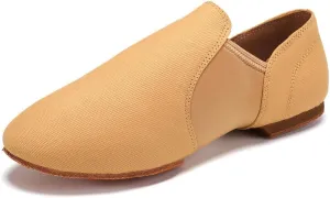 Women's Jazz Shoes Slip-on Dance Practice Shoes Ballroom Dance Flat Shoes