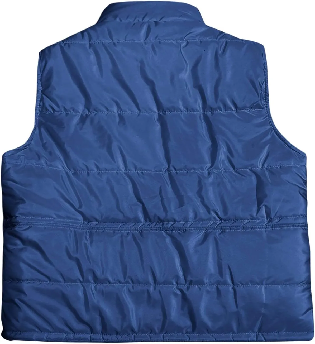 Women's Quilted Puffer Vest Casual Sleeveless Stand Collar Button Fall Trendy Warm Outerwear Down Jackets Winter Coat