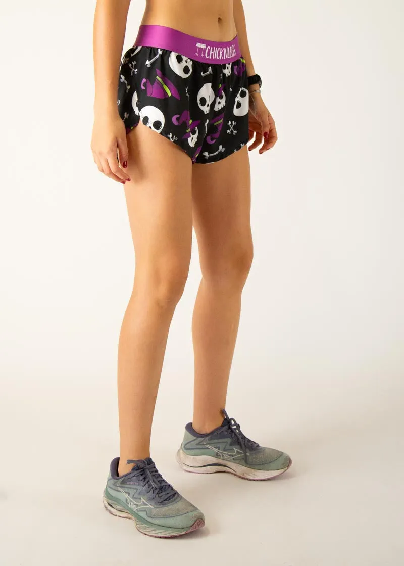 Women's Skulls 1.5" Split Shorts