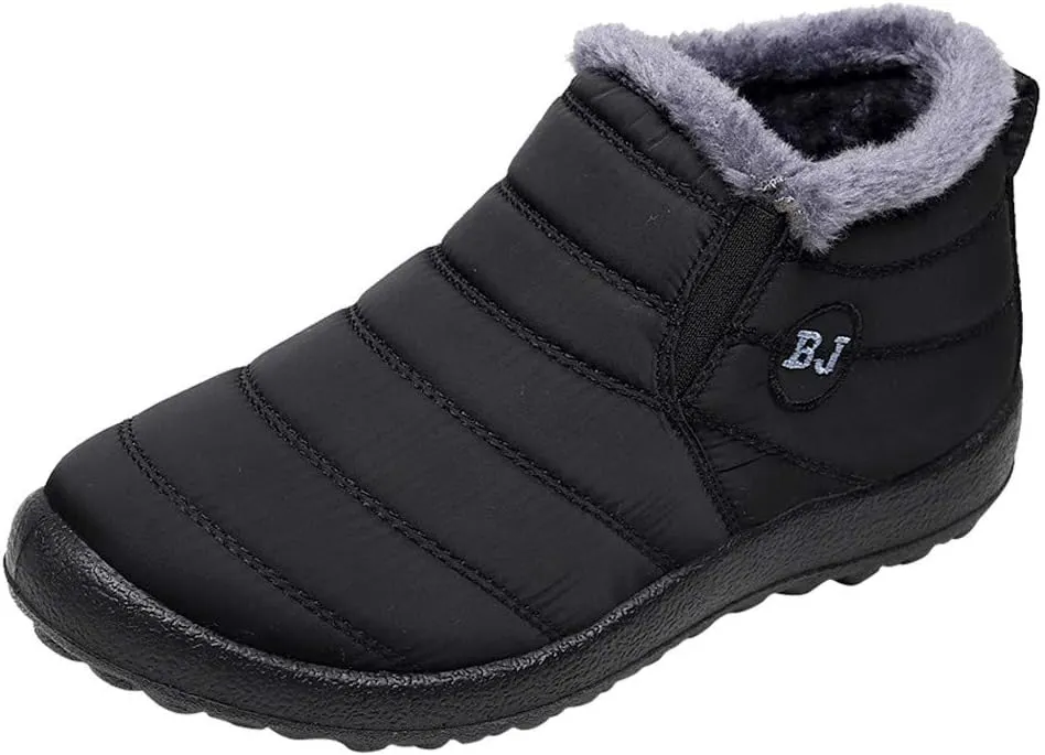 Women's Snow Boots Waterproof Winter Boots Womens Winter Boots Black Cute Boots Winter Fur Zapatos Para La Nieve De Mujer Antideslizantes Waterproof Womens Boots Winter