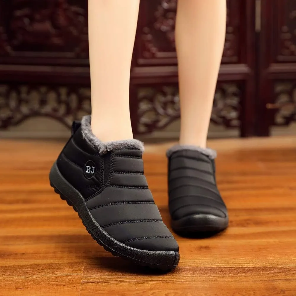 Women's Snow Boots Waterproof Winter Boots Womens Winter Boots Black Cute Boots Winter Fur Zapatos Para La Nieve De Mujer Antideslizantes Waterproof Womens Boots Winter