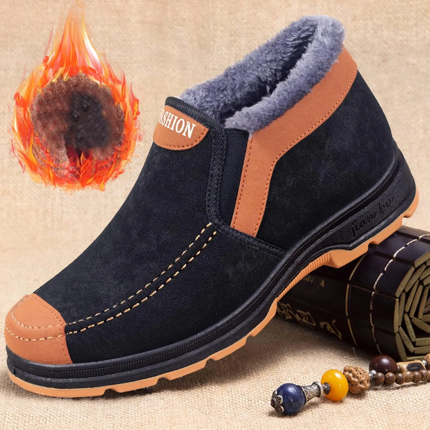 Women's Snowboard Boots Womens Snow Boots Ankle Boots Side Zipper Winter Work Boots for Women Waterproof Warm Winter Boots for Women 2023 Trendy Botas De Invierno Mujerpara Trabajo De Restaurante