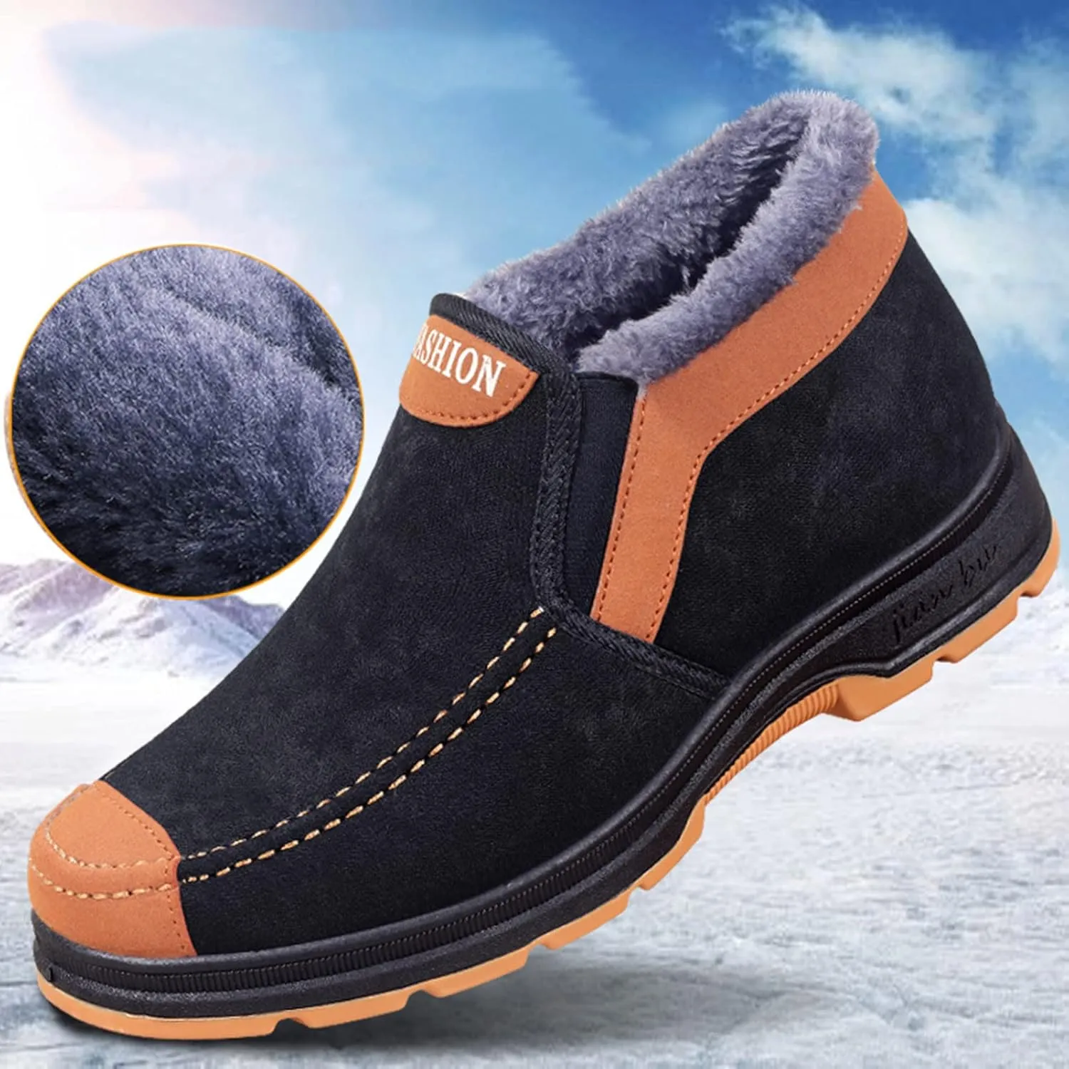 Women's Snowboard Boots Womens Snow Boots Ankle Boots Side Zipper Winter Work Boots for Women Waterproof Warm Winter Boots for Women 2023 Trendy Botas De Invierno Mujerpara Trabajo De Restaurante