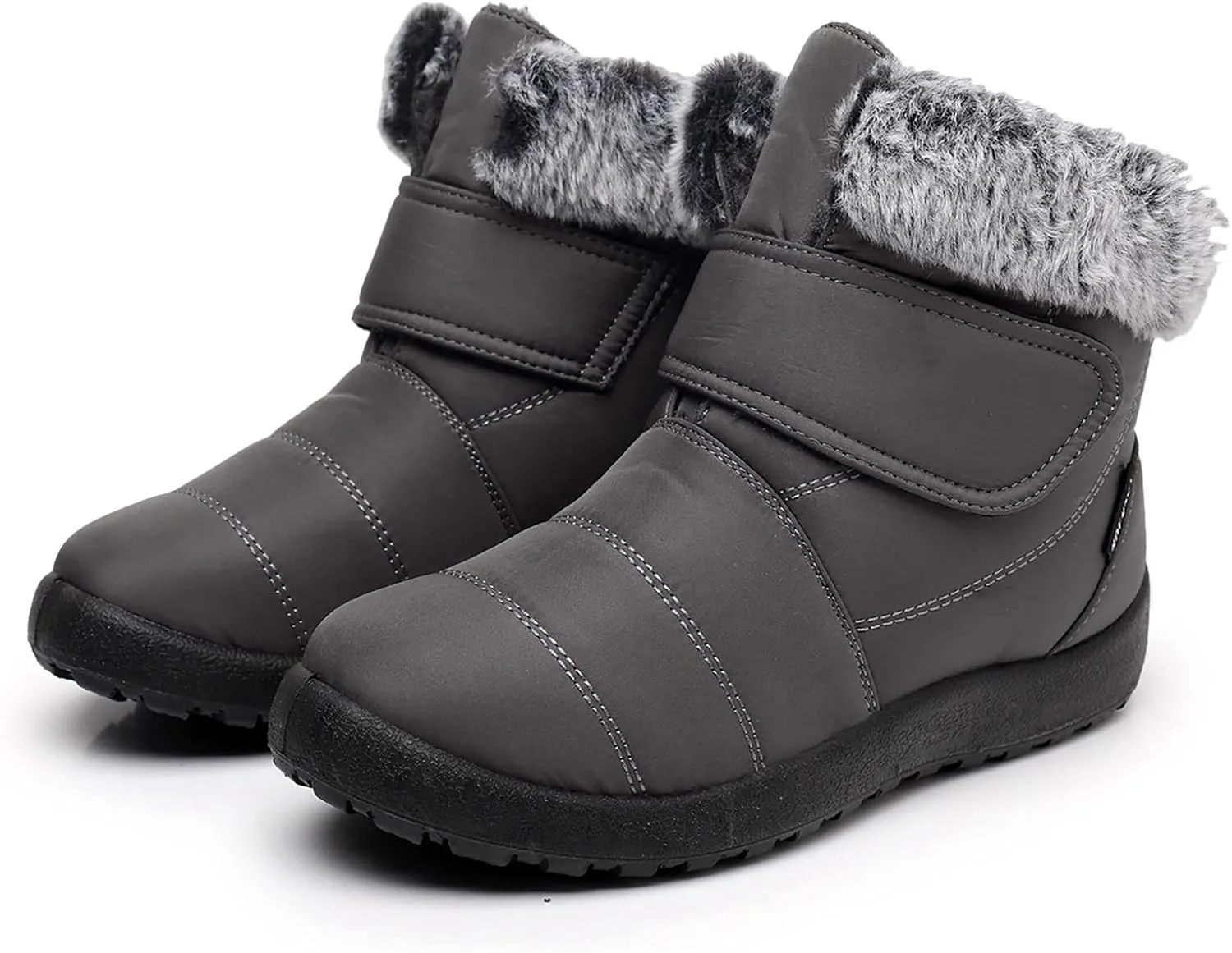 Women's Waterproof Snow Boots Wide Width Women's Waterproof Boots Ankle Winter Boots for Women Waterproof Wide Feet Women's Insulated Winter Boots Size 7.5 Winter Boot for Women Fur