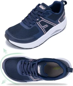 Women's Wide Toe Box Walking Shoes with Arch Support Wide Air Tennis Sneakers Orthotic Plantar Fasciitis Shoes