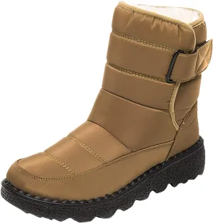 Women's Wide Width Go Snow Boots Womens Boots Winter Waterproof Tall Women's Snow Boots Size 12 Waterproof Comfortable Walking Boots Women Botas Con Casquillo Y Contra El Agua Para Mujer De Trabajo