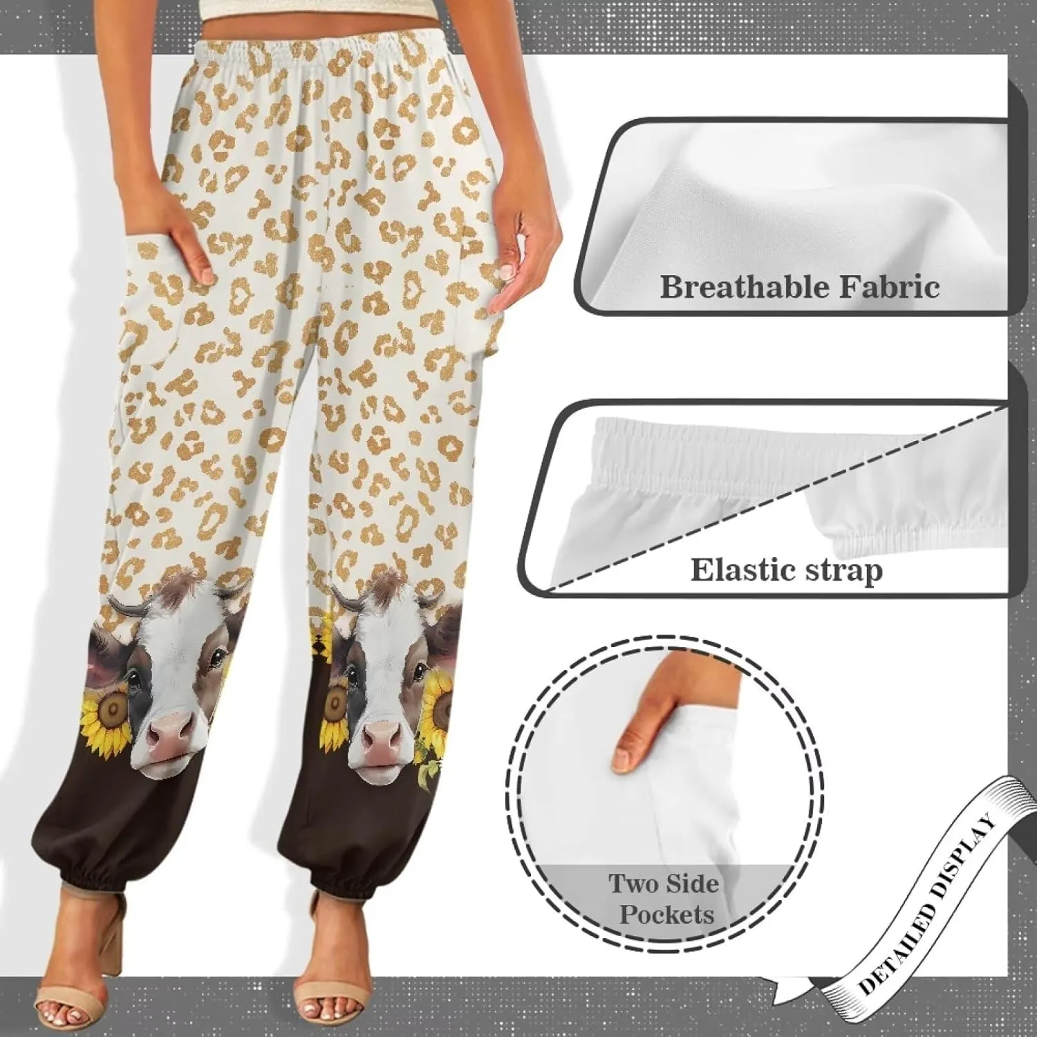 YEXIATODO Yoga Pants Athletic Gym Pants Joggers Sweatpants Women's Harem Pants Bloomer Pants Casual Loose Active Pants