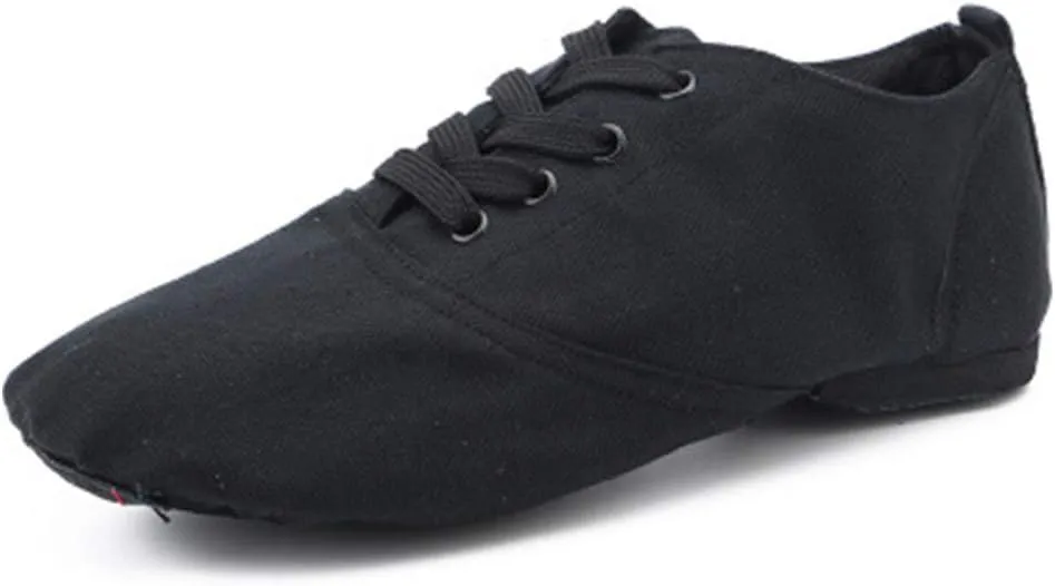 YKXLM Women's Breathable Canvas Jazz Dance Shoes Lady Latin Yoga Ballroom Dance Shoes,Model TJDBFBJS